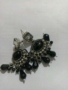 Black Dangle Earrings