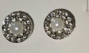 Simple Silver Necklace And Earring Set For Girls.