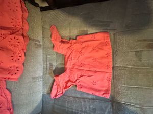GAP Coral Eyelet Top &amp; Skirt Set