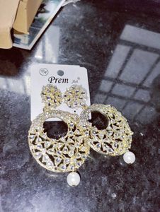 Two Pair Of Chandbali Earrings