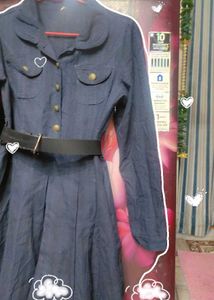 Denim Long Dress