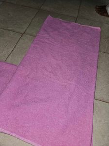 Pink Set Of Bathing Towel And Napkin
