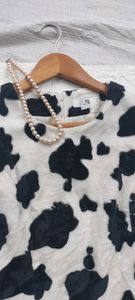 moo printed fur dress 🔥🔥