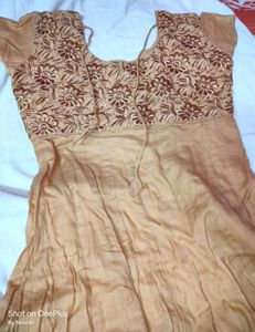 Pure Cotton Anarkali Suit