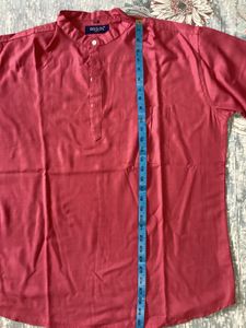 Maroon Kurta