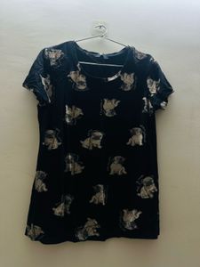 Pug Print T-Shirt