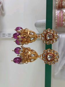 Elegant Kundan Necklace Set