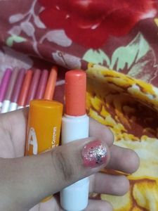 7 Beautiful Lipliner+Lipstick