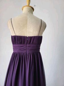 Purple Chiffon Gown