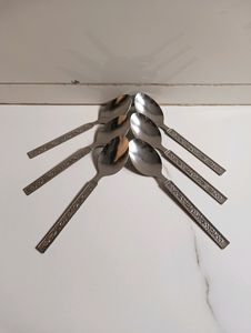 Cutlery Stainless Steel Dinner Spoons - Pack of 6