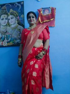 Beautiful Red Saree