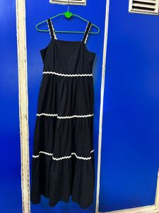 Black Tiered Maxi Dress