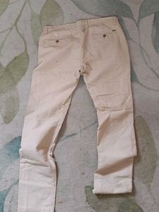 Mens Stylish White Jeans Pants Size34 87cm