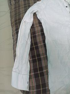 New White Pure Cotton Shirt Size-M