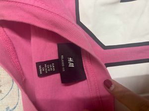 Pink Harlem cropped T-Shirt