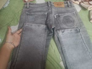 Grey Colour Jeans