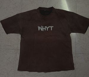 WHYT Oversized Brown Graphic Tee