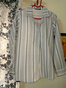Womens White Oversized Shirt