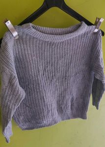 Gray Knit Sweater