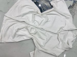 White steachable Top
