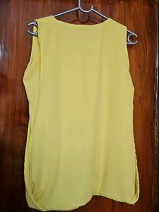 Yellow Sleeveless Top