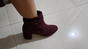Dorothy Perkins Elegant Burgundy HeeledBoots