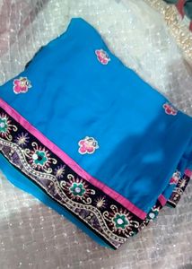 Blue Colour Saree
