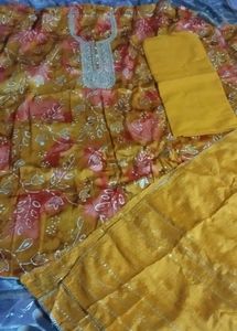 Elegant Ethnic Kurta bottom dupatta unstiched