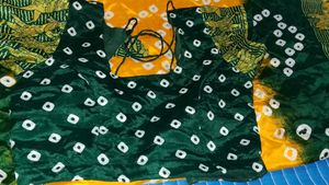 Jaipuri Bandhani Saree With Blouse ❤️