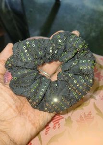 cute black scrunchies