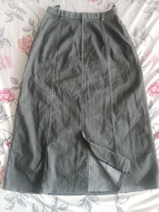 Vintage Y2K Denim Maxi Skirt