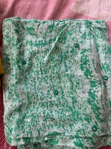 Festive Yellow Organza Kurta N Pants