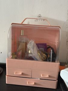 Pink Cosmetic Organizer