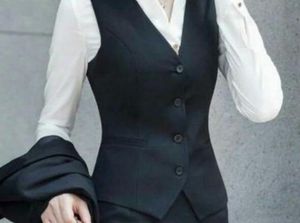 Elegant Black Business Vest