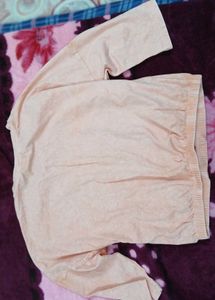 Peach Cropped Top