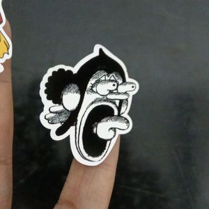 Set Of 9 One Piece Anime Stickers (1 Sheet)