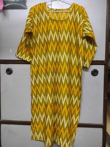 Yellow green kurti