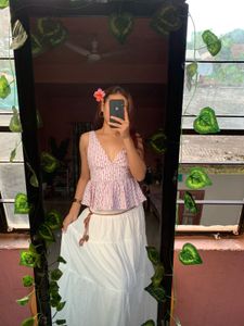 Floral Peplum Slip
