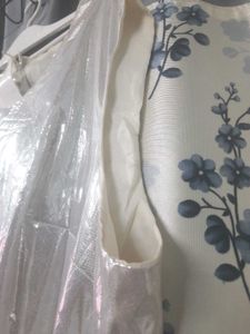Shiny Silver Top Tunic
