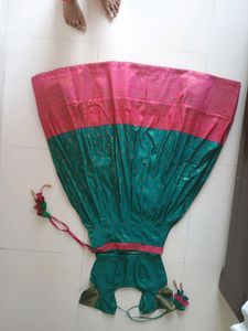 Lehanga Green And Pink Evergreen Combination