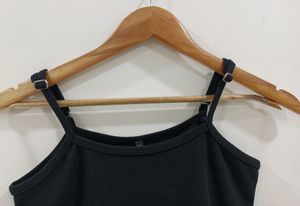 Black one Piece With Adjustable Straps (Woman)