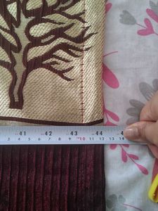 Brown &amp; Gold Tree Curtains