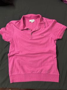 Lacoste Pink Polo Shirt
