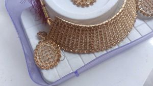 Elegant Gold-toned Jewelry Set