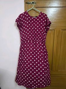 Polka Dot Maxi Dress