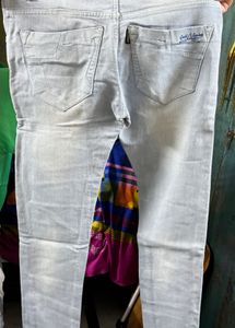light blue jeans