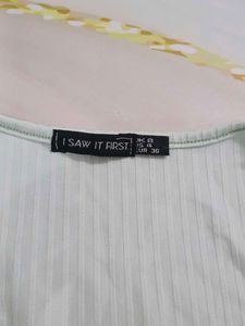(200)Mint Green Crop Tank Top