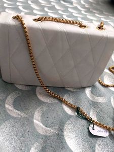 Stylish White box Crossbody Bag