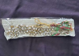 beautiful pearls and kundan set