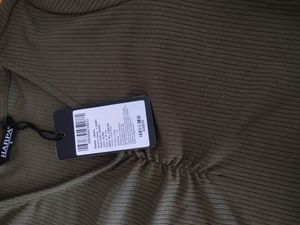 Olive Green Ribbed Body Fitted Top